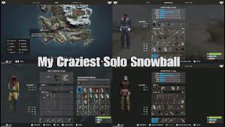 My Craziest Solo Snowball - Rust Console Edition