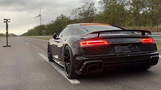 2000hp Audi R8 V10 Twin Turbo HPT - Horse Power Technics @ TTT Half Mile Final Race Day 07.10.2023