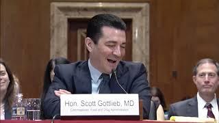 Tester Questions FDA Commissioner Scott Gottlieb
