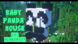 How to make Baby Panda House in Minecraft | Animal House Series | Pinku's Creation Hub