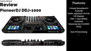 Pioneer DJ DDJ-1000 Recordbox Controller Review [Full HD German 2018]