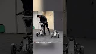 This modular vehicle tilts in every curve