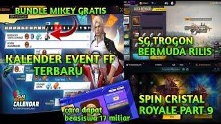 BOCORAN FF, EVENT FF TERBARU 2024, EVENT TERBARU FF, SG TROGON BERMUDA FLASHBACK, BUNDLE MIKEY