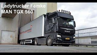 BIGtruck MAN driver Femke Roersma