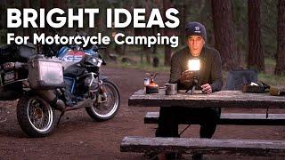 New Gear & Tips for Motorcycle Camping & Cooking
