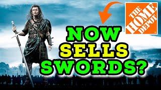 Home Depot Selling Swords?