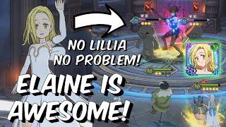 Elaine is AWESOME for Final Boss Diane! - No Lillia? No Problem! - Seven Deadly Sins: Grand Cross