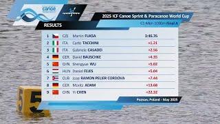 C1 Men 500m - Final A / 2025 ICF Canoe-Kayak Sprint World Cup Poznan