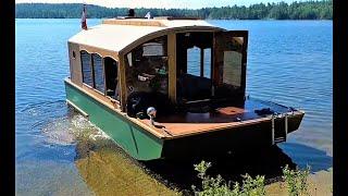 Tiny House boat to Turnbull Island Archipelago