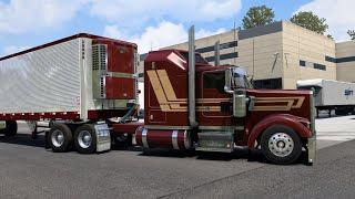 Kenworth W900L - (550hp CAT Power) - Custom Large Car - American Truck Simulator