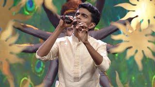 Paadam Namukku Paadam | Aravind sings 'Unnai Kaanadhu Naan' | Mazhavil Manorama