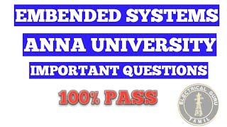 embedded system important questions