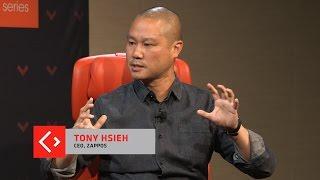 Tony Hsieh explains why he sold Zappos and what he thinks of Amazon.