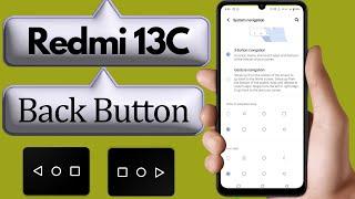 how to enable side back button in redmi 13c redmi 13c me side back button kaise lagaye, back setting