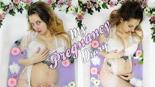 MY PREGNANCY DIARY Week by Week  | Baby Girl Erela | PlantPowerBaby