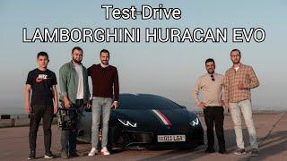 300 km/soat. Pskent avtopoligonida - Lamborghini Huracan Evo (test-drive)