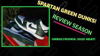 UNBOXING THE NIKE DUNK HIGH "SPARTAN GREEN"| Nike Dunk High Spartan Green Detailed Review
