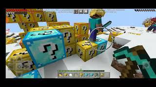 Minecraft But LUCKY BLOCKS!! IAM. MINEING YA PLS WATCH END