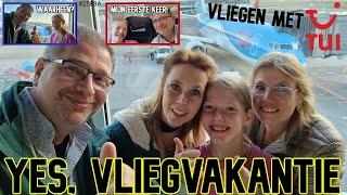 We gaan OP VAKANTIE tijdens de MEI vakantie. IK ga voor het EERST VLIEGEN. Waarheen? #TUI  #2569A