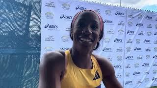 Keni Harrison Explains the Benefits of Only Racing in the United States After 100mH in NYC