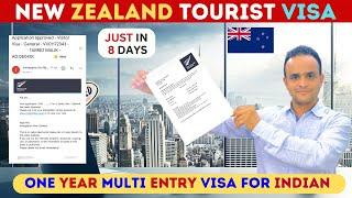New Zealand Visa Approved in Just 8 Days ! How To Apply New Zealand Visitor Visa 2024 for Indian