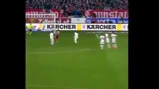 Alaba free kick goal