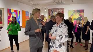 ARTSTAC gallery hosted  AmCham Charter Gold and Board Members
