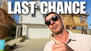 Last Chance for New Homes in Oceanside California