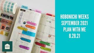 Hobonichi Weeks September 2021 Plan With Me | 8.28.21 | Functional Planning | Architect Destiny