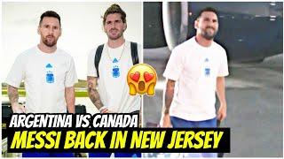 King Messi RETURNS to New Jersey! Training with Argentina for EPIC Copa America Semifinal Vs Canada
