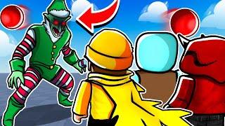 We Fought THE EVIL ELF BOSS BATTLE In ROBLOX Blade Ball!