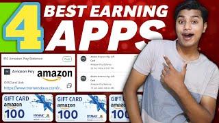 TOP 4 APPS FOR ₹5000/- FREE AMAZON GIFT CARD | Easiest Way to Get Free Amazon Flipkart Gift Cards