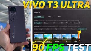 VIVO T3 ULTRA BGMI TEST | VIVO T3 ULTRA PUBG TEST | DM 9200 + PROCESSOR 