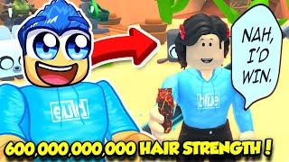 I Got BILLIONS OF HAIR And BEAT THE WARLORD BOSS In Hair Cutting Simulator!!