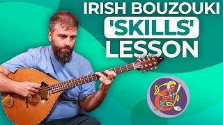 Irish Bouzouki Lesson [Master Jig Strumming] 