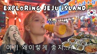 Jeju Market visit  제주 시장 방문 ~ Korean BBQ Mukbang  한국식 바베큐 먹방 ~ Famous Ice Cream유명한 아이스크림