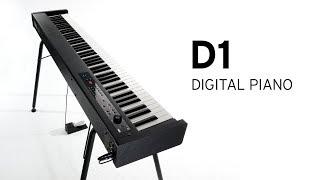 KORG D1 - The stylish digital piano in slim, compact design