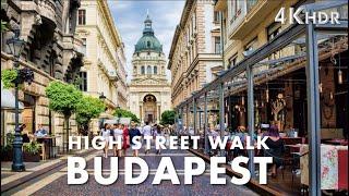 Budapest City Center 2024 | District 5 - Budapest's High Street - [4K] Walking Tour