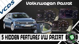 UNLOCK 5 HIDDEN FUNCTIONS | VW PASSAT B8 | #VCDSCODING