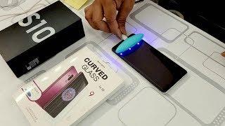 Samsung Galaxy S10 plus UV glass with working Fingerprint Scanner Edge to Edge Full Glass