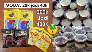 Ide JUALAN Terlaris Tahun 2020 | Puding Susu Coklat Kekinian