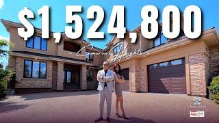 Inside a $1,524,800 Edmonton Mansion | Luxury House Tour Edmonton | Mani Bagga and Shivani Bagga