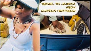 TRAVEL VLOG | FROM LONDON HEATHROW TO MONTEGO BAY JAMAICA  , FOODIE
