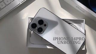 [UNBOXING] 아이폰 14프로 실버 언박싱 256기가 | iPhone 14 Pro Silver unboxing