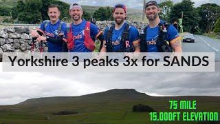 Yorkshire 3 peaks 3x for SANDS