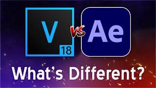 VEGAS Pro 18 VS After Effects 2020 - What's Different