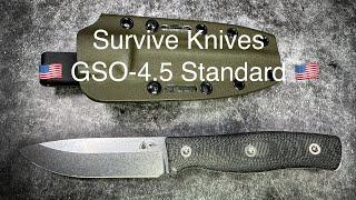 Survive Knives GSO-4.5 Standard -  #edc #knife #survivalknife #bushcraftknife