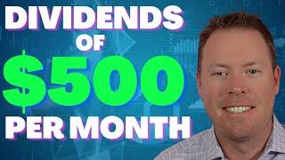 3 Dividend Stocks to Earn $500 PER MONTH