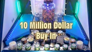 Coin Pusher R1. 10 Million Dollar Buy In, High Risk Coin Pusher Game.