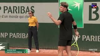 Pablo Llamas Ruiz vs Alejandro Davidovich Fokina | Roland Garros 2025 | Round 1 | Highlights
